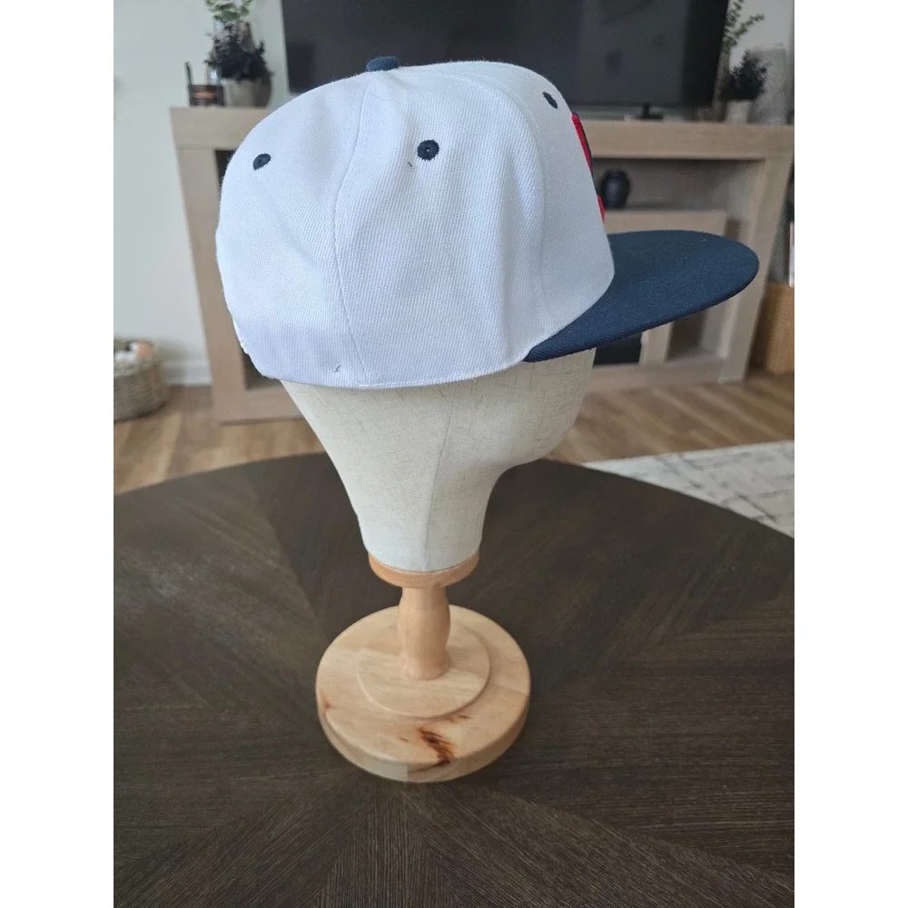Grand Slam Sports Tournament Atlanta Snapback Hat White Navy Blue Baseball Cap